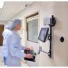 Ergotron LX WALLMOUNT SYSTEM W/CPU HOLD/MED SILV CPU HOLD 32IN 2.3-11KG