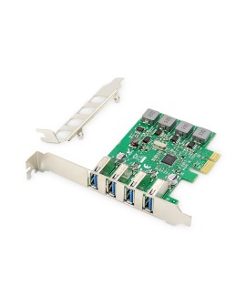 Digitus Karta złącze USB 3.0 PCI Express Add-On, 4 porty