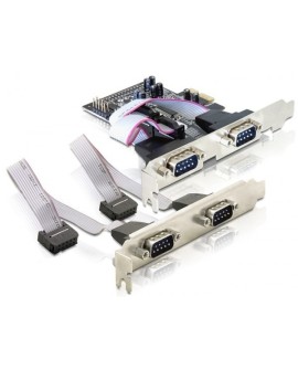 DeLOCK 4 x serial PCI Express card adapter
