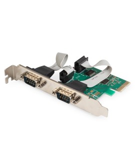 Kontroler RS232 PCI Express 2xDB9Low Profile, Chipset: AX99100