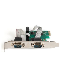 Kontroler RS232 PCI Express 2xDB9Low Profile, Chipset: AX99100