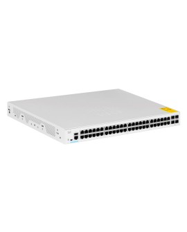 Cisco CBS350-48T-4X-EU łącza sieciowe Zarządzany L2/L3 Gigabit Ethernet (10/100/1000) Srebrny