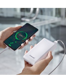 Intenso XS20000 Powerbank Zusatzakku LiPo 20000 mAh 7313552 Litowo-polimerowy (LiPo) Biały