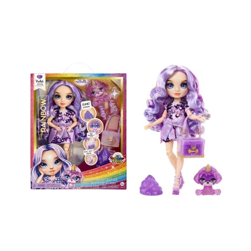 MGA Classic Rainbow Fashion Lalka Violet (purple) 120223