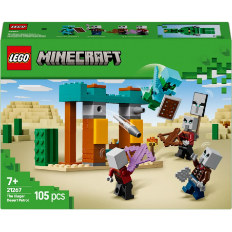 LEGO 21267 MINECRAFT - Pustynny patrol złosadników