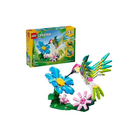 LEGO Creator 3w1 Dzikie zwierzęta kolorowy koliber 31384