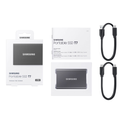 Dysk zewnętrzny SSD SAMSUNG T7 (2TB /Szary )