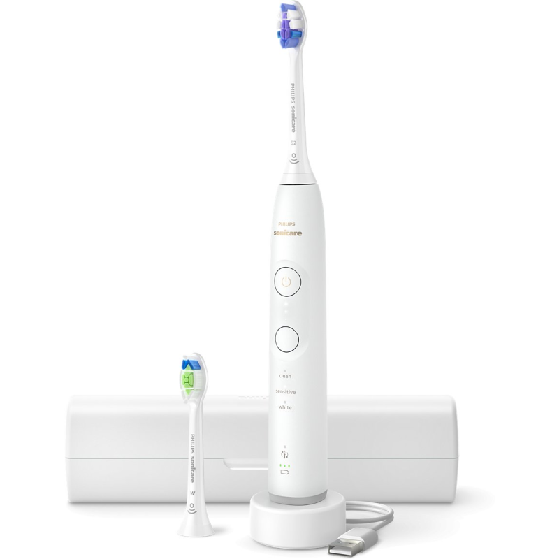 Szczoteczka soniczna PHILIPS Sonicare 6500 HX7410/02 Biały Biały (HX7410/02)