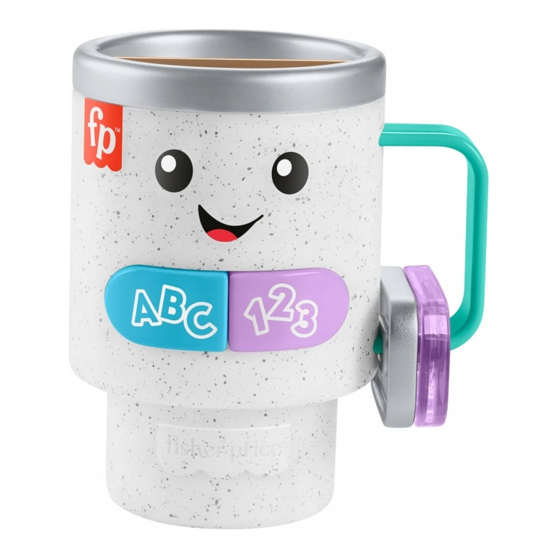 Mattel Fisher Price Kubek do zabawy Śmiej się i ucz HXF49
