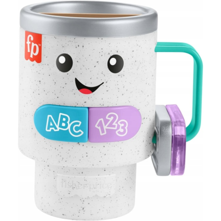 Mattel Fisher Price Kubek do zabawy Śmiej się i ucz HXF49