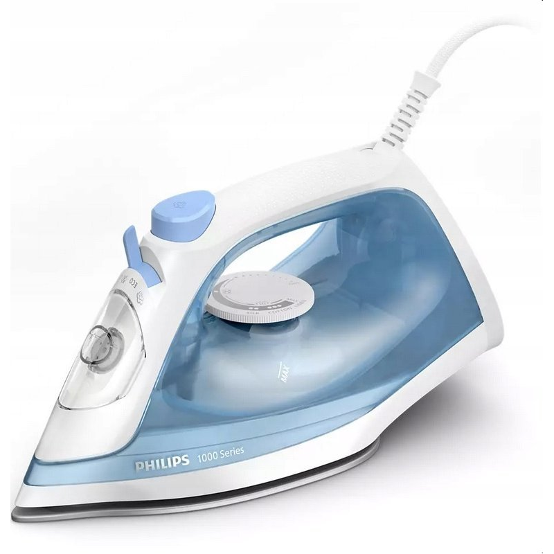 Żelazko parowe PHILIPS DST1030/20 (2000W /Biało-niebieski)