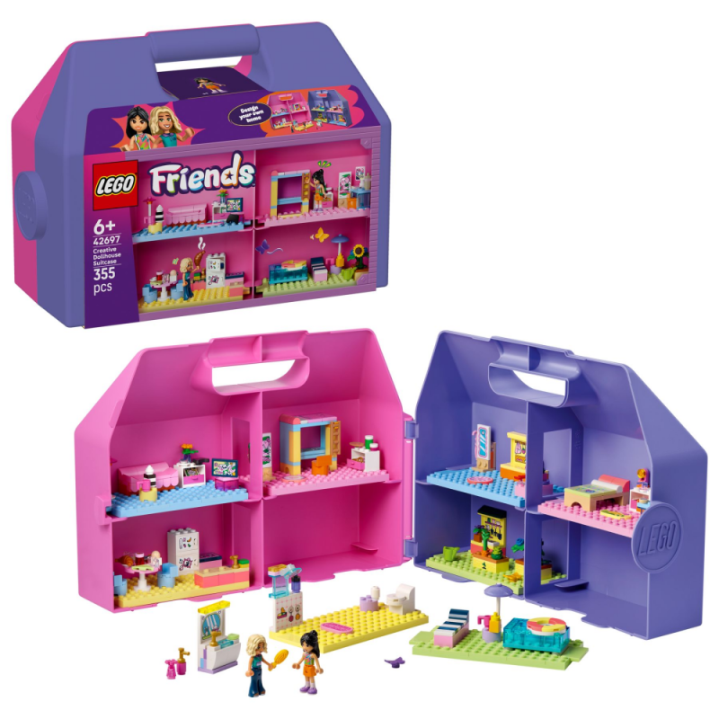 LEGO Friends Kreatywna walizka z domkiem dla lalek 42697