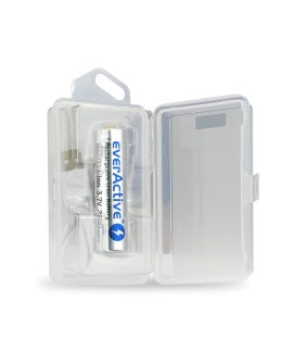 EVERACTIVE AKUMULATOR EVERACTIVE 18650 3,7V LI-ION 2600MAH MICRO USB Z ZABEZPIECZENIEM BOX EV18650-26M