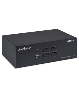 MANHATTAN PRZEŁĄCZNIK KVM HDMI/USB 4X1 DUAL-MONITO