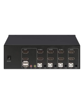 MANHATTAN PRZEŁĄCZNIK KVM HDMI/USB 4X1 DUAL-MONITO