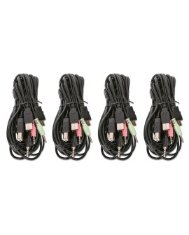 MANHATTAN PRZEŁĄCZNIK KVM HDMI/USB 4X1 DUAL-MONITO
