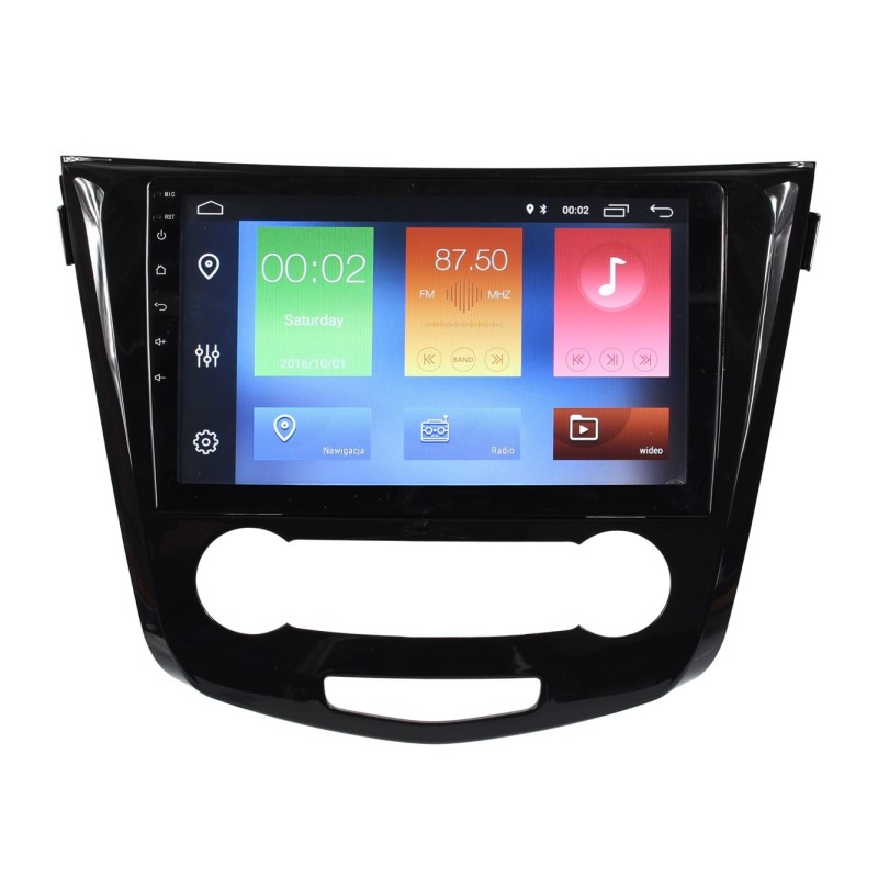 RADIO NAWIGACJA GPS NISSAN QASHQAI 2, X-TRAIL 2014+ ANDROID klima manualna