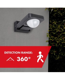 MACLEAN CZUJNIK RUCHU PIR NA PODCZERWIEŃ, IP65, MAX 2000W MCE243 GR