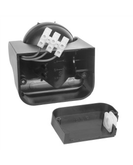 MACLEAN CZUJNIK RUCHU PIR, PODCZERWIEŃ, IP44, SZARY, ZASIĘG 12M, MAX. OBCIĄŻENIE 800/1200W MCE358 GR