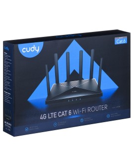 Router CUDY LT700_EU LAN Gigabit AC1200 Dual Band Wi-Fi Mesh 4G LTE Cat.6 Dual SIM