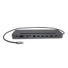 i-tec Metal C31FLATDOCKPDPRO stacja dokująca Przewodowa USB 3.2 Gen 1 (3.1 Gen 1) Type-C Szary