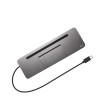 i-tec Metal C31FLATDOCKPDPRO stacja dokująca Przewodowa USB 3.2 Gen 1 (3.1 Gen 1) Type-C Szary
