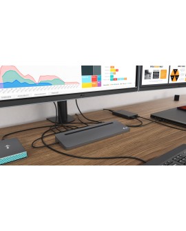 i-tec Metal C31FLATDOCKPDPRO stacja dokująca Przewodowa USB 3.2 Gen 1 (3.1 Gen 1) Type-C Szary