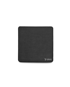 SAVIO GAMING MOUSE PAD 250X250X2MM, STITCHED EDGES BLACK EDITION PRECISION CONTROL S