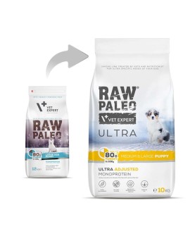 VetExpert Raw Paleo Ultra Turkey Medium&Large Puppy - Karma sucha dla psów - 10kg