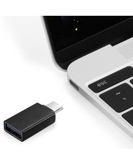 Adapter GEMBIRD A-USB2-CMAF-01 (USB typu C M - USB 2.0 F kolor czarny)