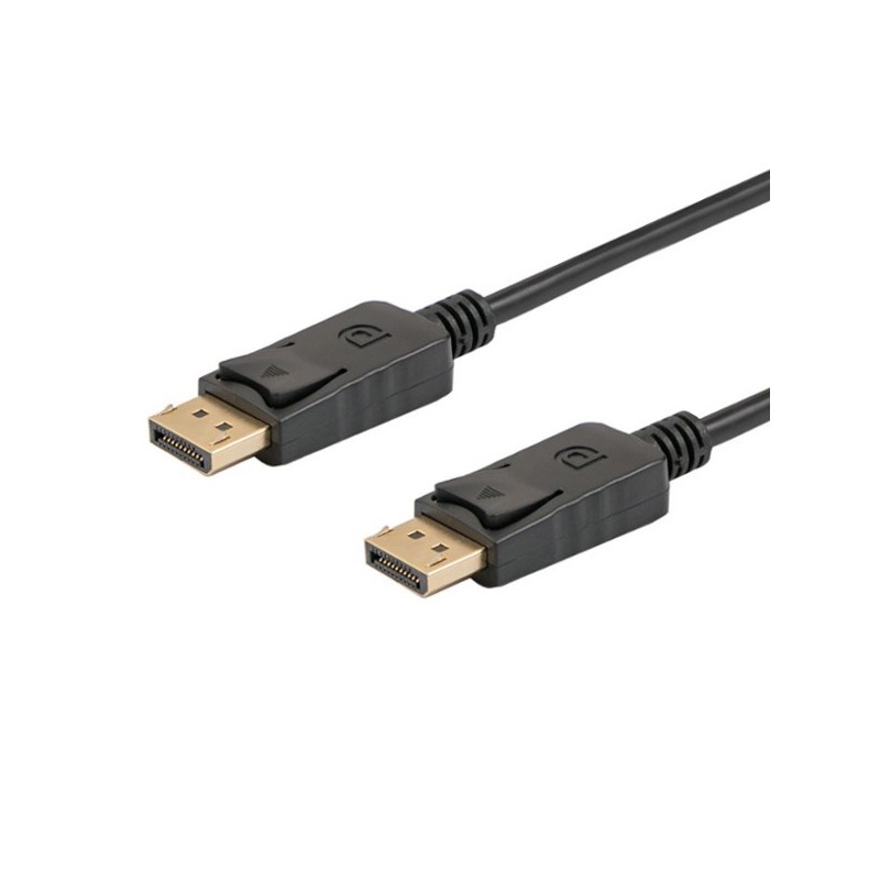 Kabel SAVIO CL-136 (DisplayPort M - DisplayPort M 2m kolor czarny)