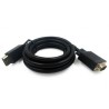 Kabel GEMBIRD CCP-DPM-VGAM-6 (D-Sub (VGA) M - DisplayPort M 1,8m kolor czarny)