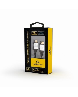 Kabel GEMBIRD Seria select plus CCB-HDMIL-1.5M (HDMI M - HDMI M 1,5m kolor czarny)