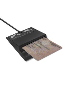 QOLTEC CZYTNIK CHIPOWYCH KART ID INTELIGENTNY | SCR-0636 | USB TYP C