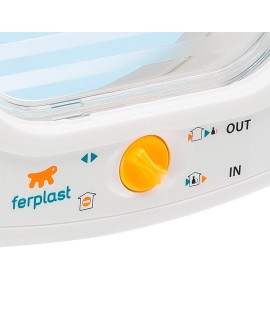 FERPLAST Swing 9 - drzwiczki dla średnich psów i dużych kotów, białe