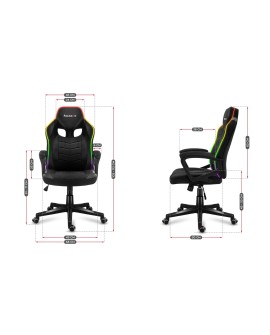 Fotel gamingowy Huzaro Force 2.5 RGB Mesh