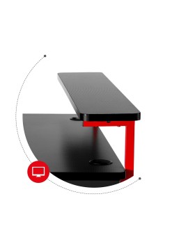 Biurko gamingowe HZ-Hero 5.0 Red