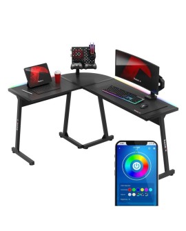 Biurko gamingowe Huzaro Hero 6.0 Black RGB