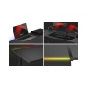 Biurko gamingowe Huzaro Hero 6.0 Black RGB