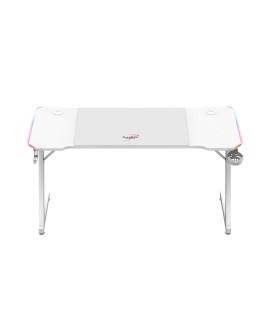 Biurko gamingowe Huzaro Hero 3.3 White  RGB