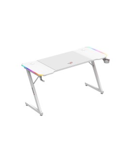 Biurko gamingowe Huzaro Hero 3.3 White  RGB