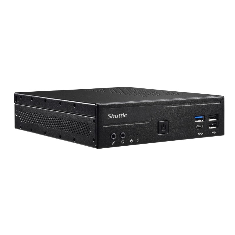 Komputer barebone Shuttle DH610 S1700 H610 BLACK 120W/GLN HDMI DISPLAY-PORT COM-PORT