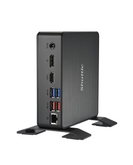 Shuttle NC40U5 komputer typu barebone 0.84L sized PC Czarny i5-1235U Intel SoC