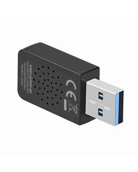 GEMBIRD BEZPRZEWODOWA DWUPASMOWA KARTA SIECIOWA USB WIFI AC1300