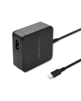 QOLTEC ZASILACZ SIECIOWY 65W | 5-20.3V | 2-3.25A | USB TYP C | PD