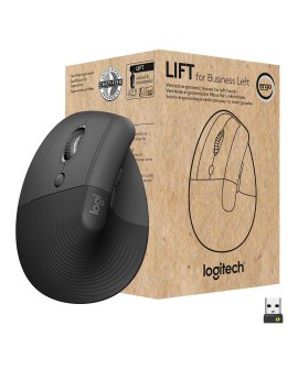 Logitech Lift for Business myszka Biuro Po lewej stronie RF Wireless + Bluetooth Optyczny 4000 DPI