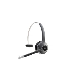 Cisco 561 Zestaw słuchawkowy Bezprzewodowy Opaska na głowę Biuro/centrum telefoniczne USB Typu-A Bluetooth Czarny, Szary