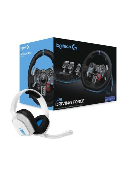 G29 DRIVING FORCE RACING WHEEL/BDL WHITE PS4/5 EMEA-914 G29+A10