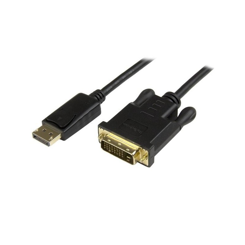 StarTech.com DP2DVI2MM3 adapter kablowy 0,914 m DisplayPort DVI-D Czarny