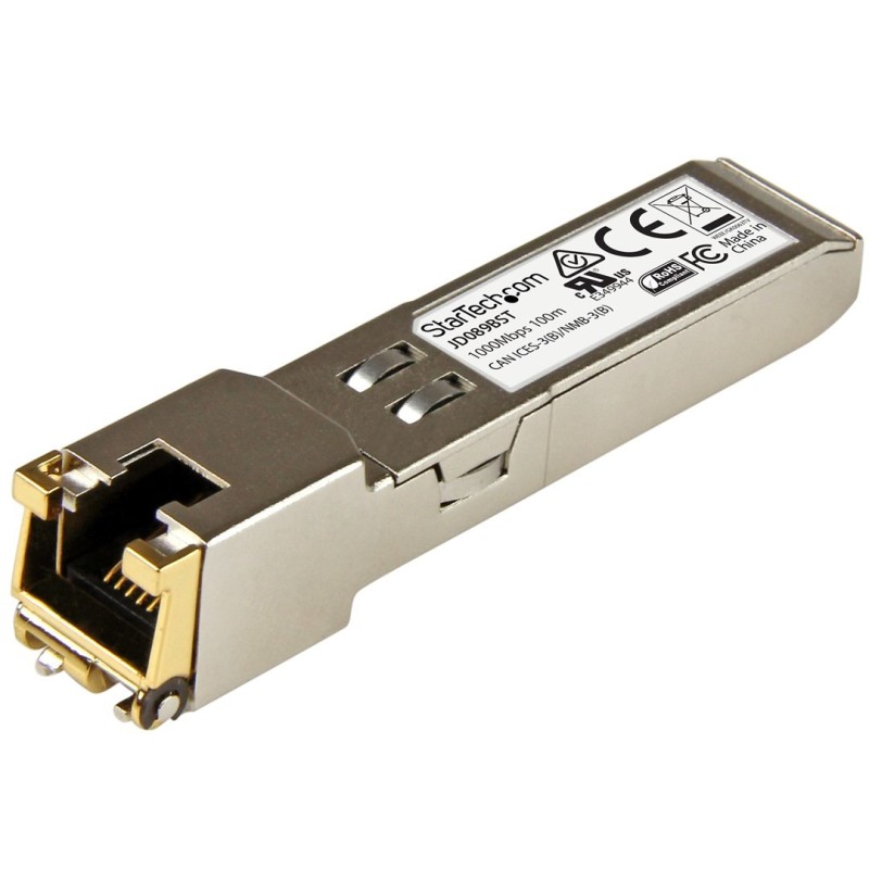 StarTech.com JD089BST moduł przekaźników sieciowych Miedź 1000 Mbit/s SFP